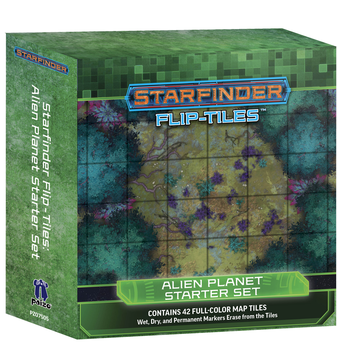 Starfinder Flip-Tiles: Alien Planet Starter Set