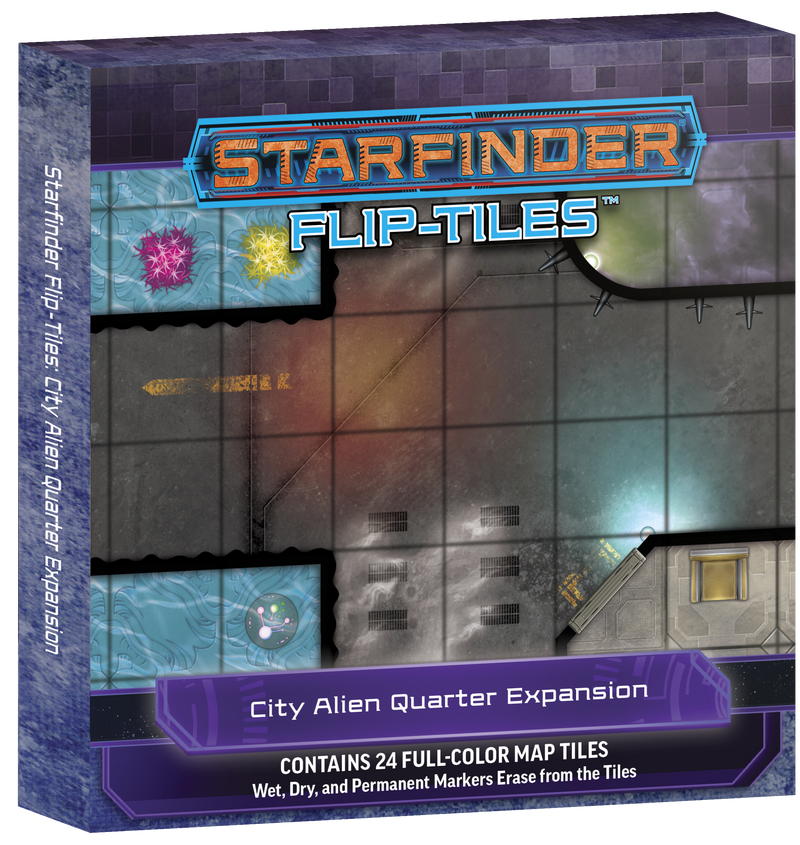 Starfinder Flip-Tiles: City Alien Quarter Expansion