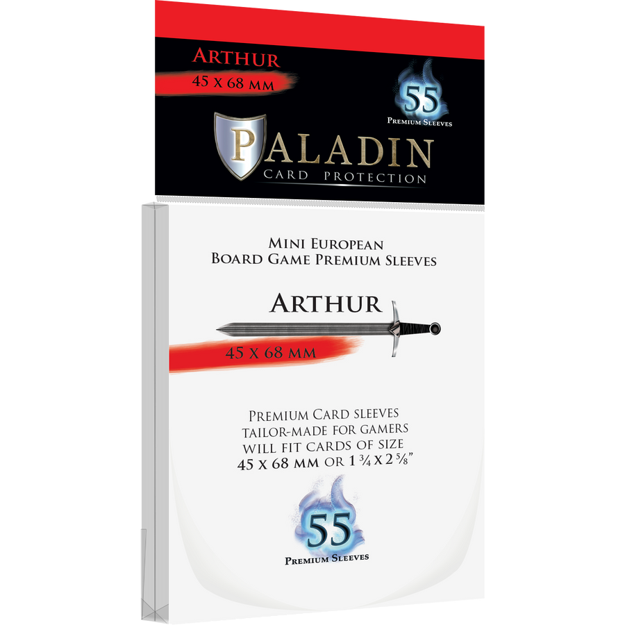 Paladin Sleeves - Arthur (45x68mm, Mini European)