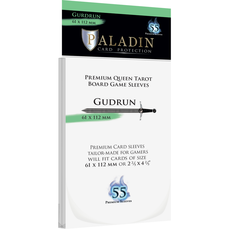 Paladin Sleeves - Gudrun (61x112mm, French Tarot)