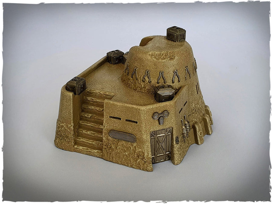 Prepainted scenery - desert house #3