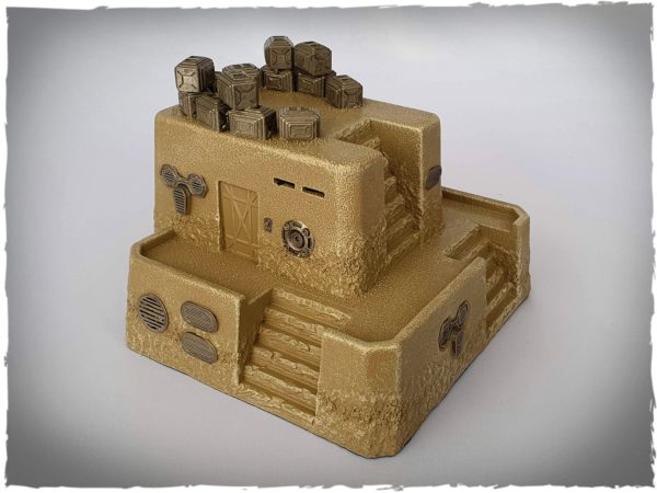 Prepainted scenery - desert house #5
