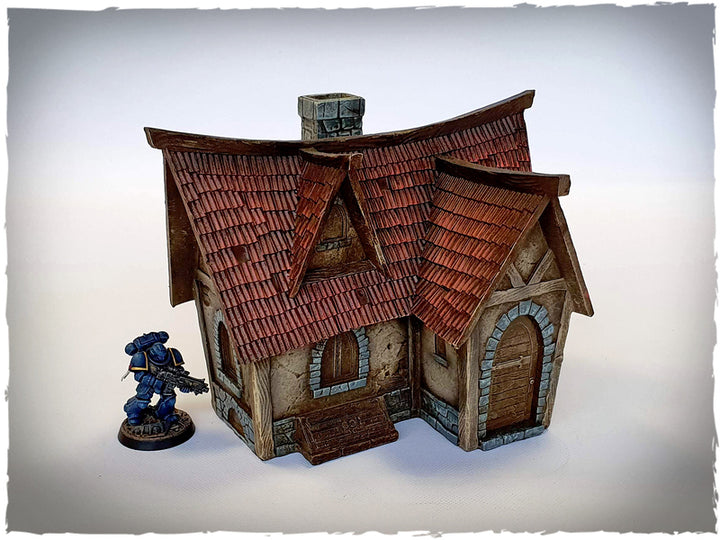 Prepainted scenery - fantasy house #1
