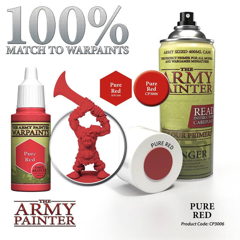 Colour Primers - Pure Red (The Army Painter) (CP3006)