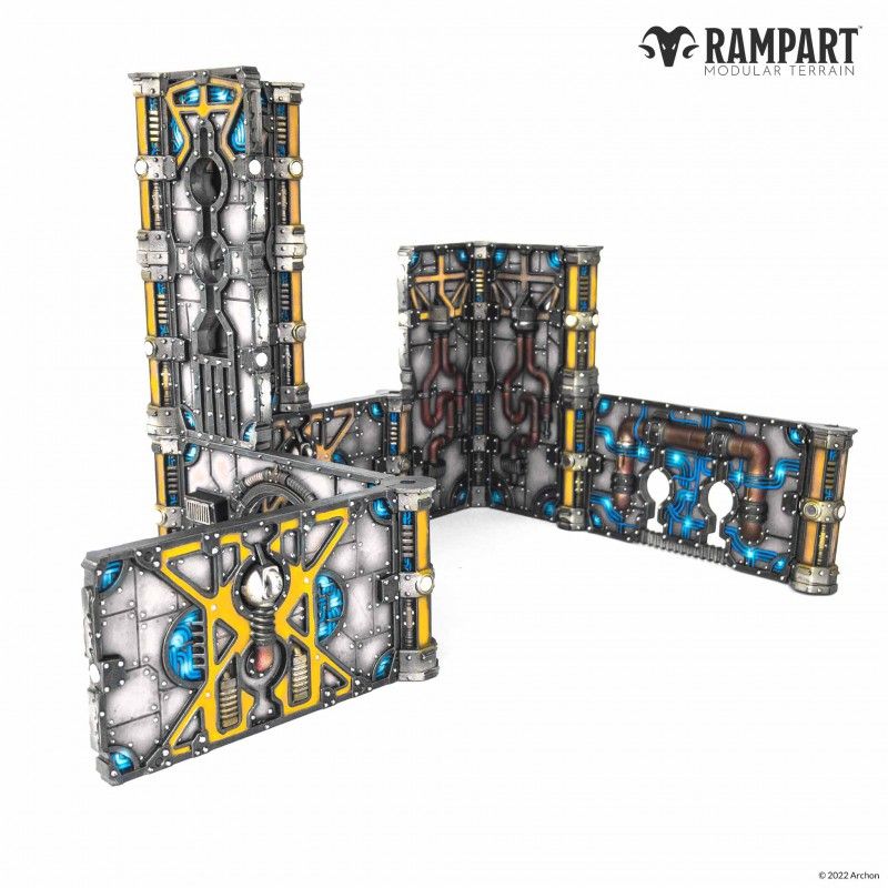 Rampart Modular Terrain: Cobalt Foundry