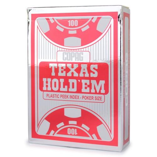 Copag, 100% Plastik Poker - Texas Hold'em Silver