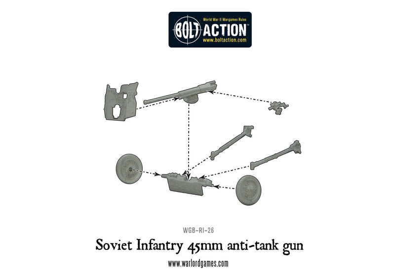 Bolt Action: Soviet 45mm Anti-Tank Gun