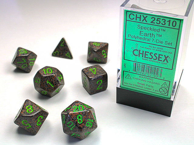 Speckled Polyhedral 7-Die Set Earth (Chessex) (25310)