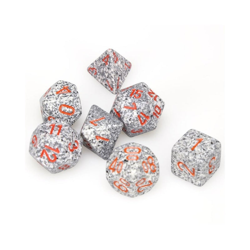 Speckled Polyhedral 7-Die Set Granite (Chessex) (25320)