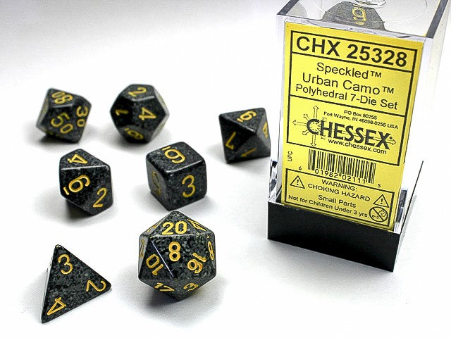 Speckled Polyhedral 7-Die Set Urban Camo (Chessex) (25328)