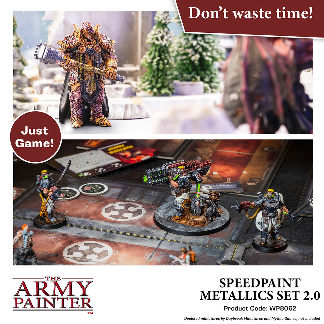 Speedpaint Metallics Set 2.0 (The Army Painter) (WP8062)