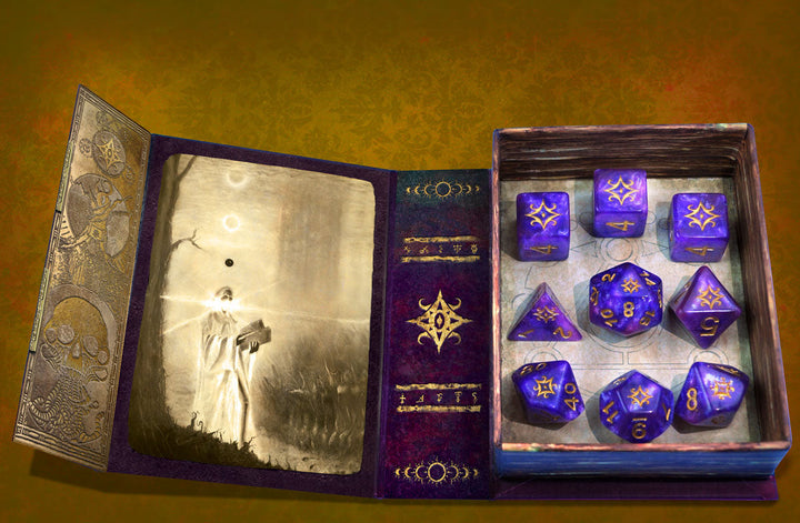 Elder Dice: Star of Azathoth Dice - Nebula Polyhedral Set