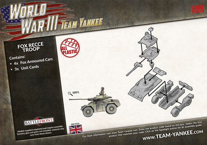 World War III: Fox Recce Troop (Plastic) (TBBX13)