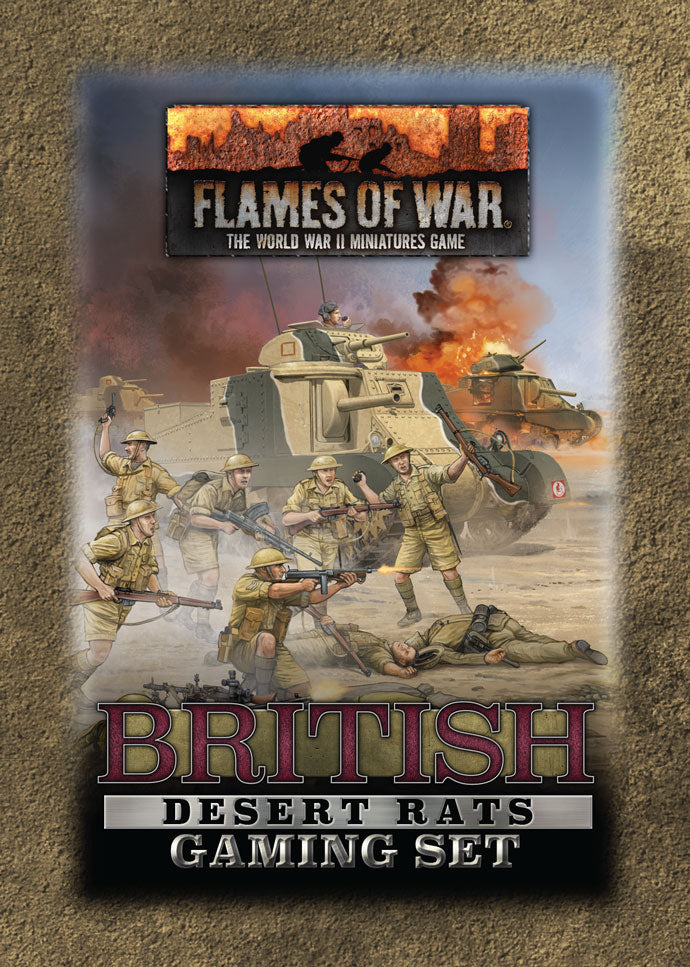 Flames of War: British Desert Rats Gaming Set (TD052)