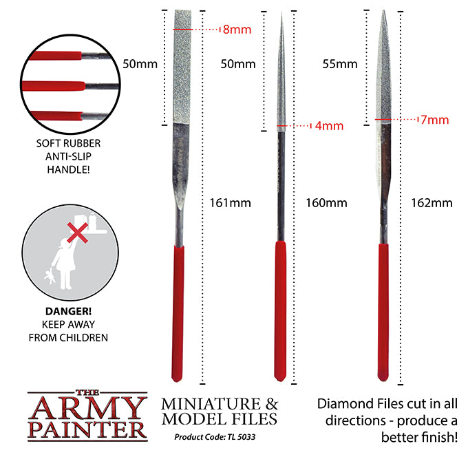 Hobby Tools - Miniature and Model Files (The Army Painter) (TL5033)