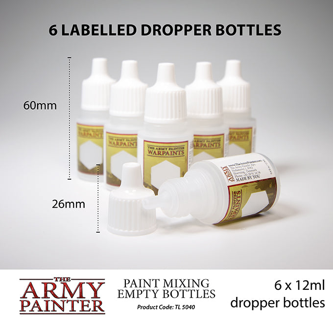 Hobby Tools - Paint Mixing Empty Bottles (The Army Painter) (TL5040)