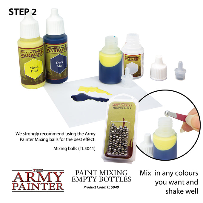 Hobby Tools - Paint Mixing Empty Bottles (The Army Painter) (TL5040)
