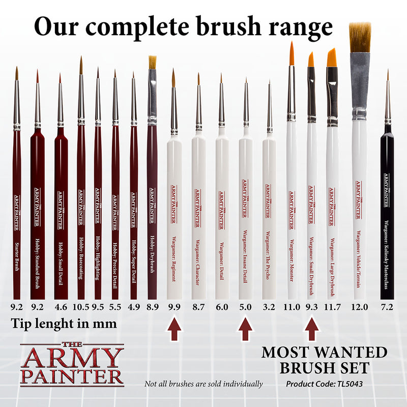 Starter Sets - Most Wanted Brush Set (2019) (The Army Painter) (TL5043)