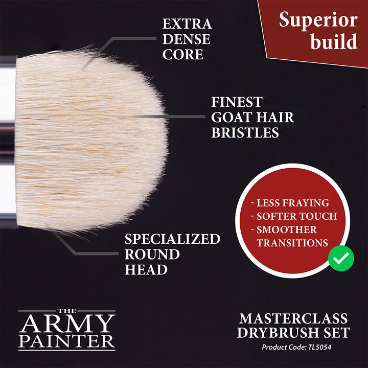 Brushes - Masterclass: Drybrush Set (The Army Painter) (TL5054)
