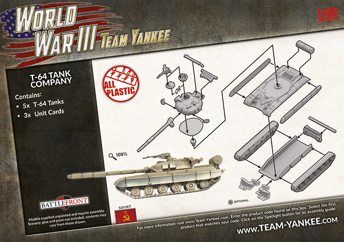 World War III: T-64 Tankovy Company (Plastic) (TSBX13)