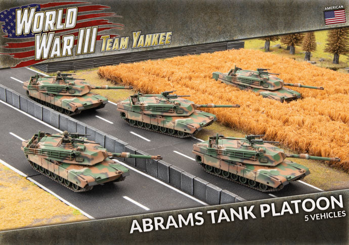 World War III: Abrams Tank Platoon (Plastic) (TUBX18)
