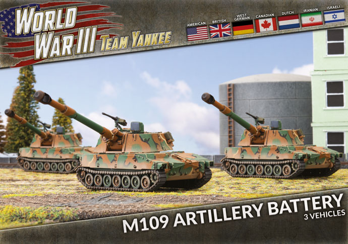 World War III: M109 Field Artillery Battery (Plastic) (TUBX24)