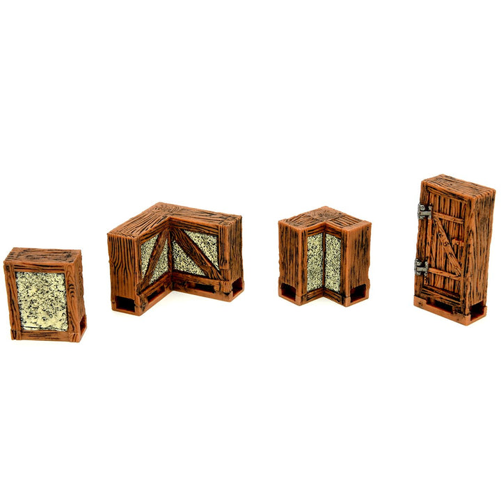 WarLock Tiles: Expansion Pack - 1 in. Town & Village Straight Walls