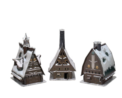 Icewind Dale: Rime of the Frostmaiden - Ten Towns Papercraft Set
