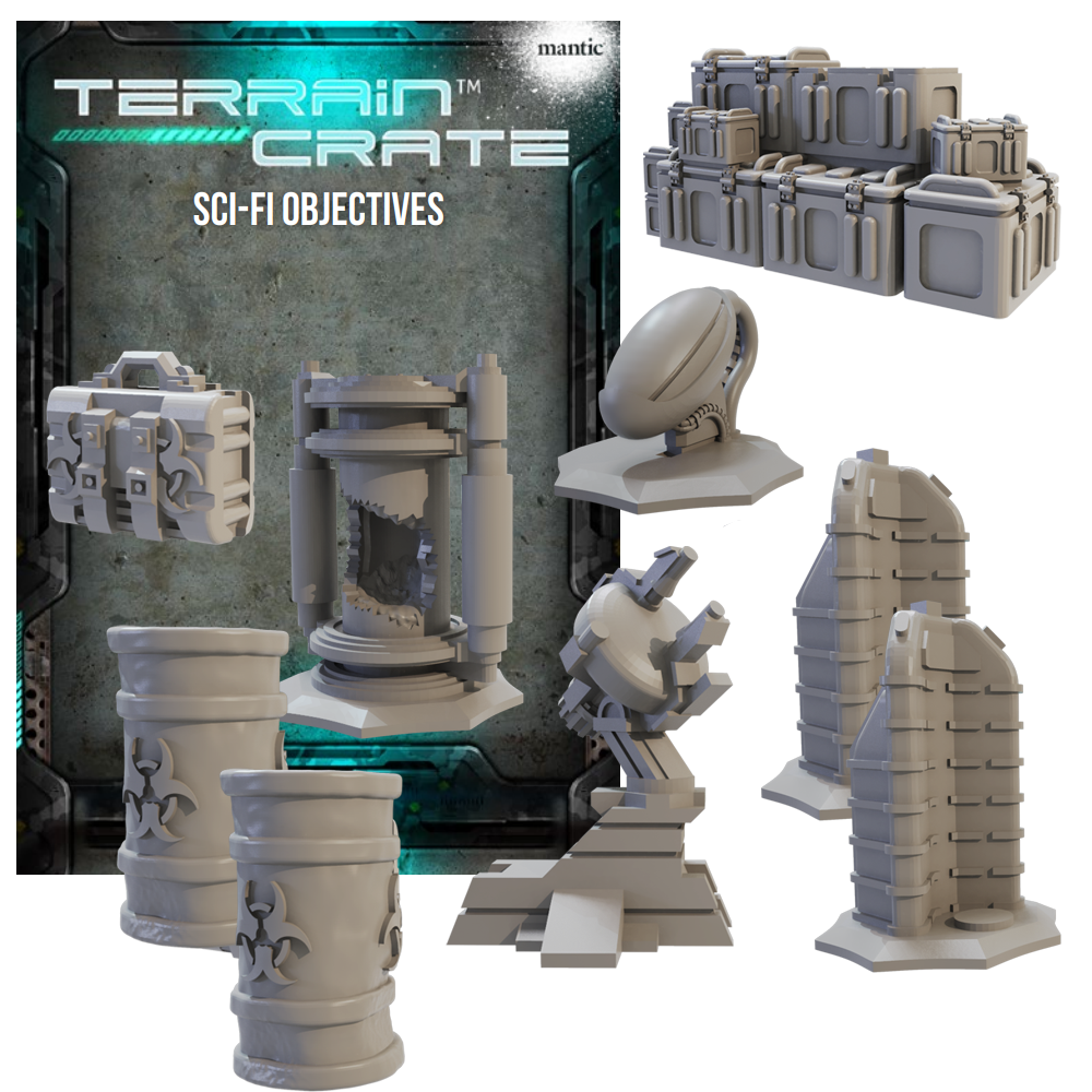 TerrainCrate: Sci-fi Objectives