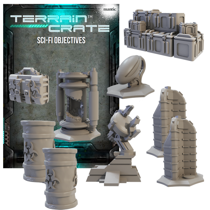 TerrainCrate: Sci-fi Objectives