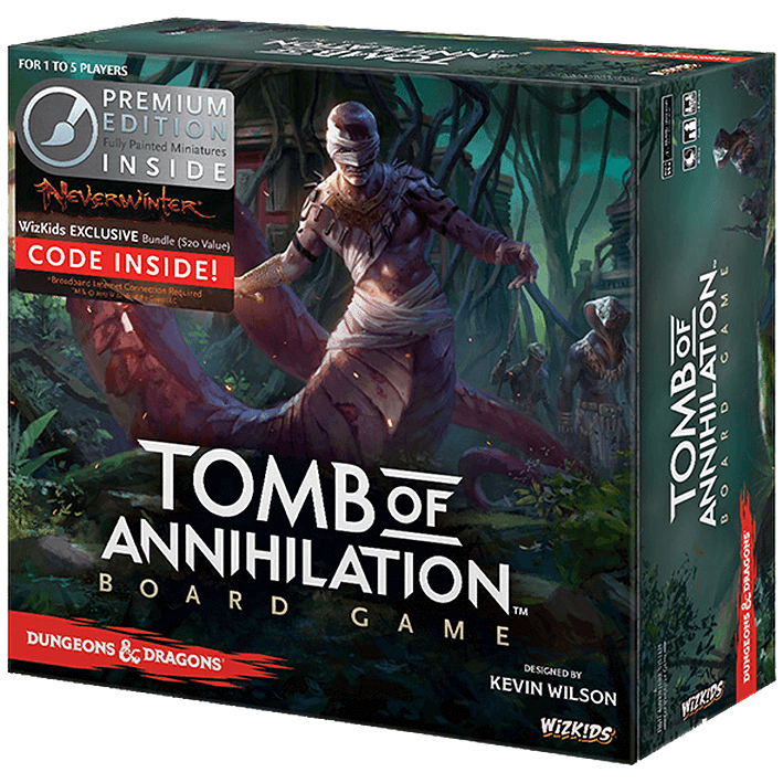 Dungeons & Dragons: Tomb of Annihilation Board Game