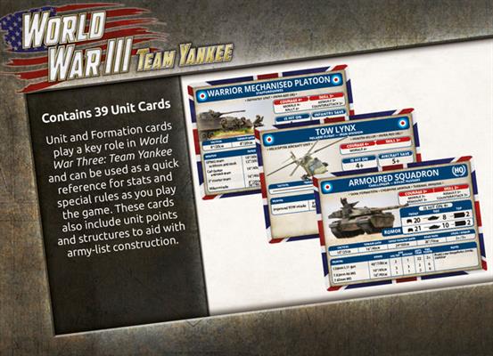 World War III: British Unit Card Pack (WW3-02U)