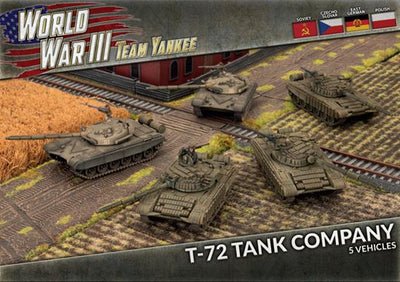 World War III: Team Yankee - T-72B Tank Company (Plastic) (TSBX29)