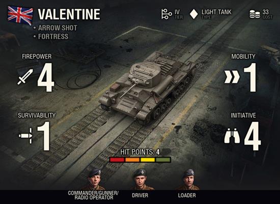 World of Tanks: British (Valentine) (WOT05)
