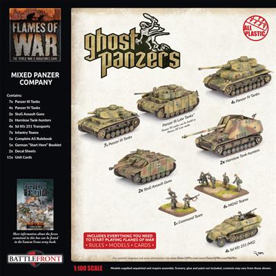 Flames of War: Ghost Panzers Mixed Panzer Company (GEAB24)