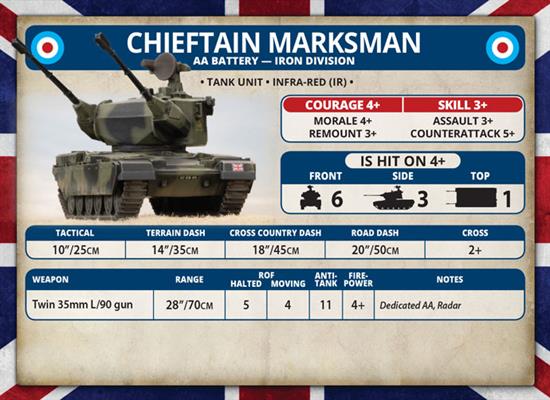 World War III: Team Yankee - Marksman AA Battery (TBBX14)