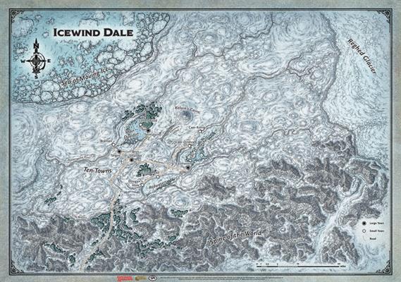 Dungeons & Dragons: Icewind Dale - Map