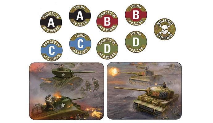 Flames of War: Late War Mission Token Set (x14) (TK103)