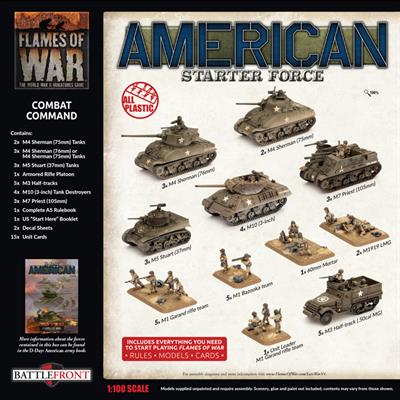 Flames of War: US Combat Command Army Deal (USAB10)