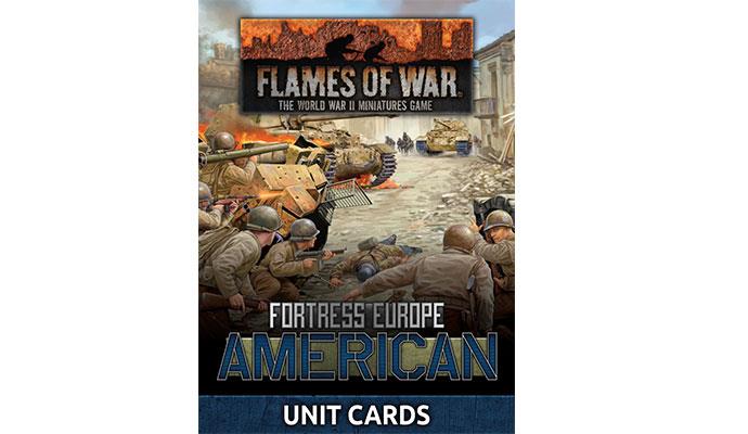 Flames of War: Fortress Europe: American Unit Cards (LW x29 cards) (FW261U)