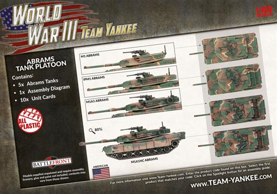 World War III: Abrams Tank Platoon (Plastic) (TUBX18)