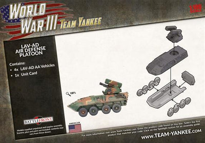 World War III: Team Yankee - LAV-AD Air Defense Platoon (Plastic) (TUBX22)