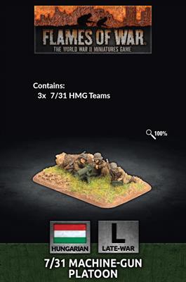 Flames of War: 7/31 MG Platoon (x3) (HU704)