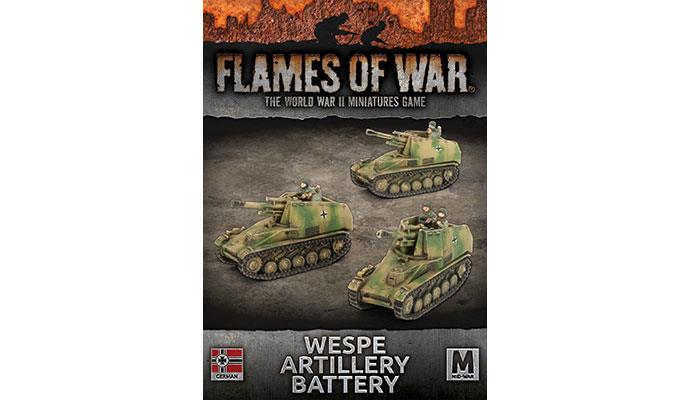 Flames of War: Wespe 10.5cm SP Artillery Battery (GBX132)