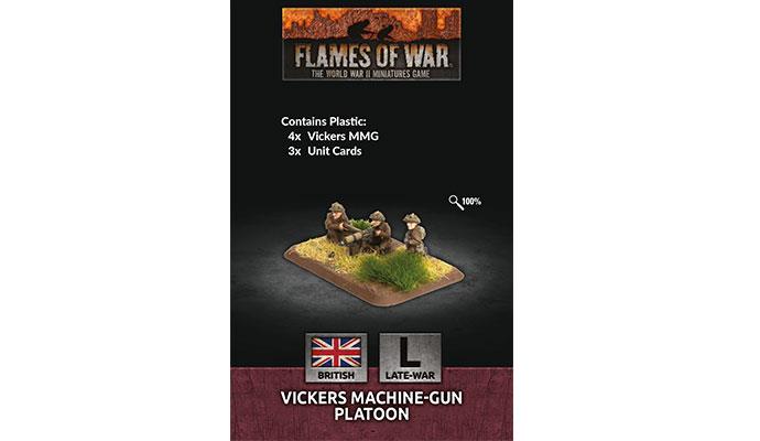 Flames of War: Vickers MMG Platoon (BR728)