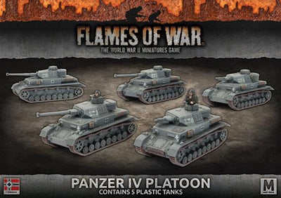 Flames of War: Panzer IV Platoon (Plastic) (GBX106)
