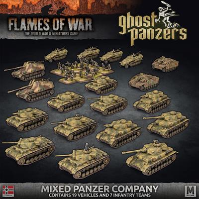 Flames of War: Ghost Panzers Mixed Panzer Company (GEAB24)