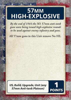 Flames of War: Bulge - American Command Cards (FW270C)