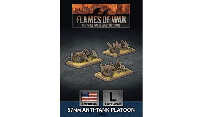 Flames of War: 57mm Anti-Tank Platoon (x3 Plastic) (UBX81)