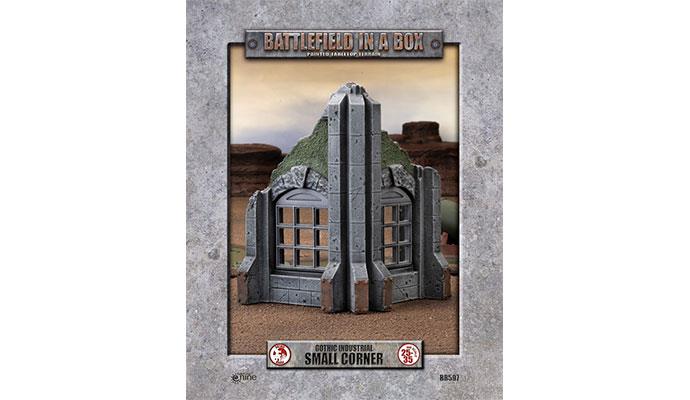 Battlefield in a Box: Gothic Industrial: Small Corner (x1) - 30 mm (BB597)